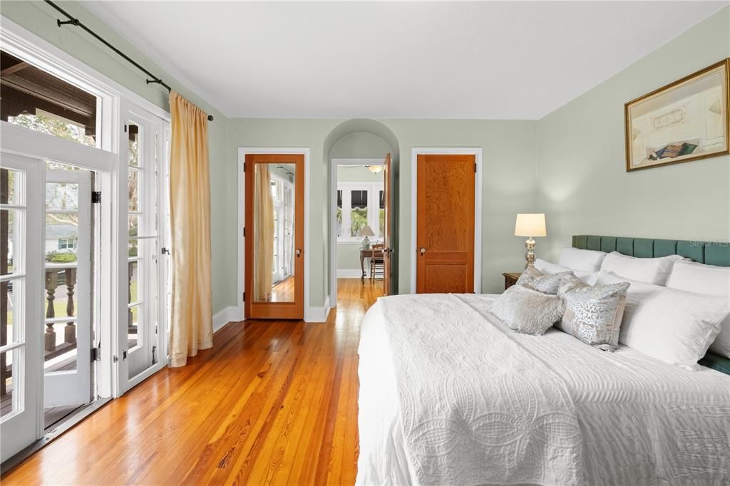Bedroom, Interior, Wood Texture Flooring