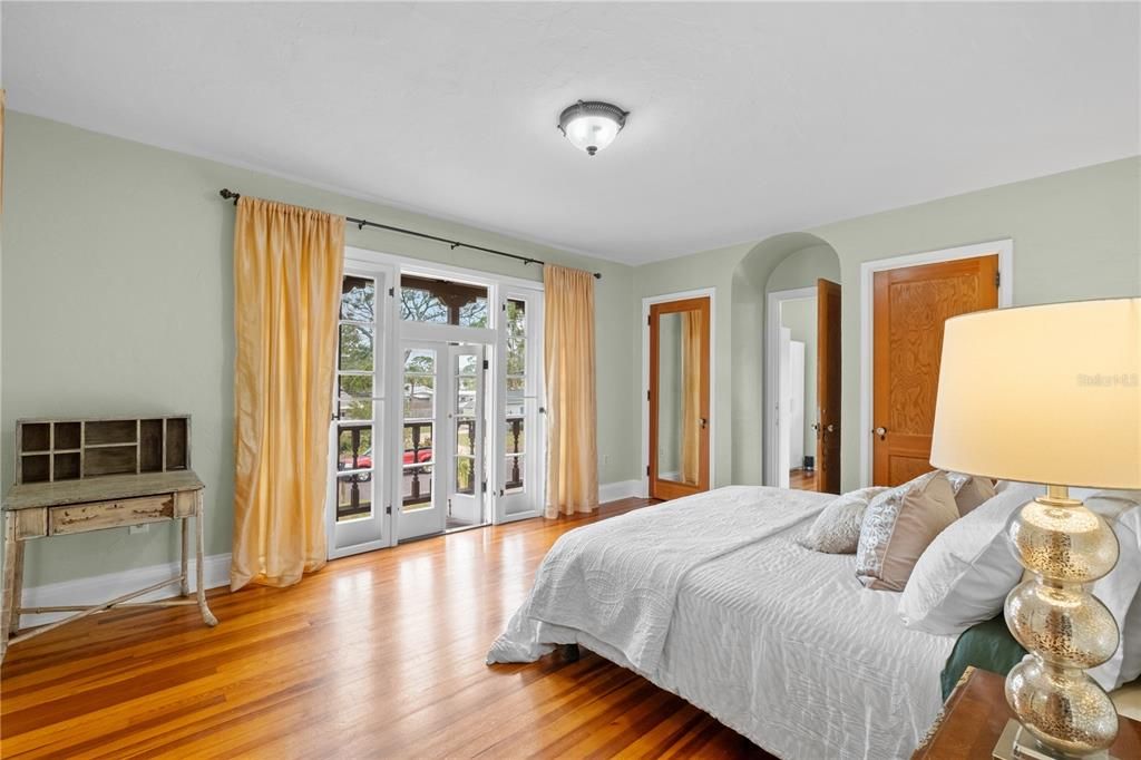 Bedroom, Interior, Wood Texture Flooring