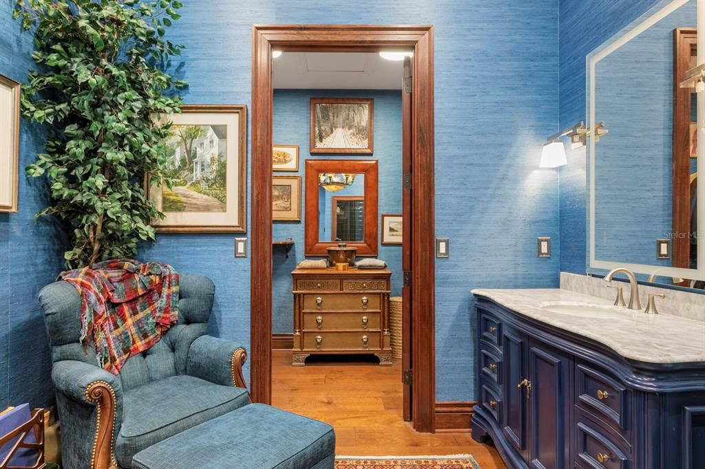Bathroom, Interior, Wood Texture Flooring