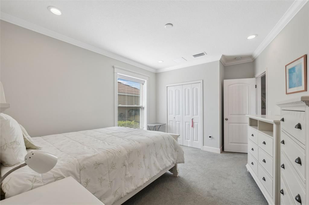 Bedroom, Interior, Recessed Lighting