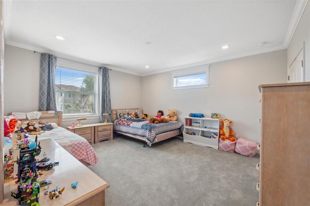 Bedroom, Interior, Recessed Lighting