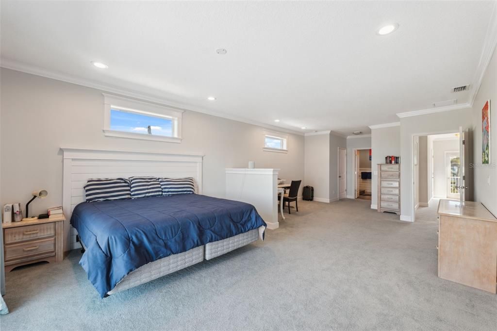Bedroom, Home Office, Interior, Recessed Lighting