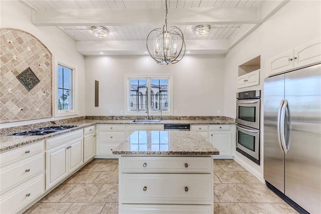 Interior, Kitchen, Pendant Lights, Stainless Steel Appliances