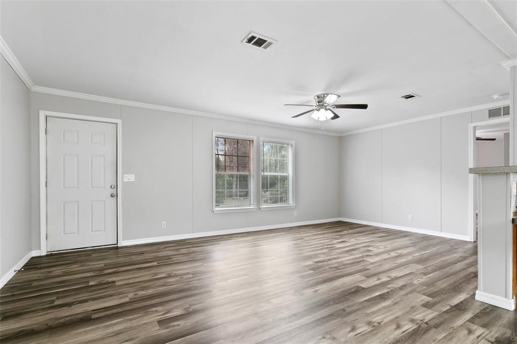 Empty room, Interior, Wood Texture Flooring