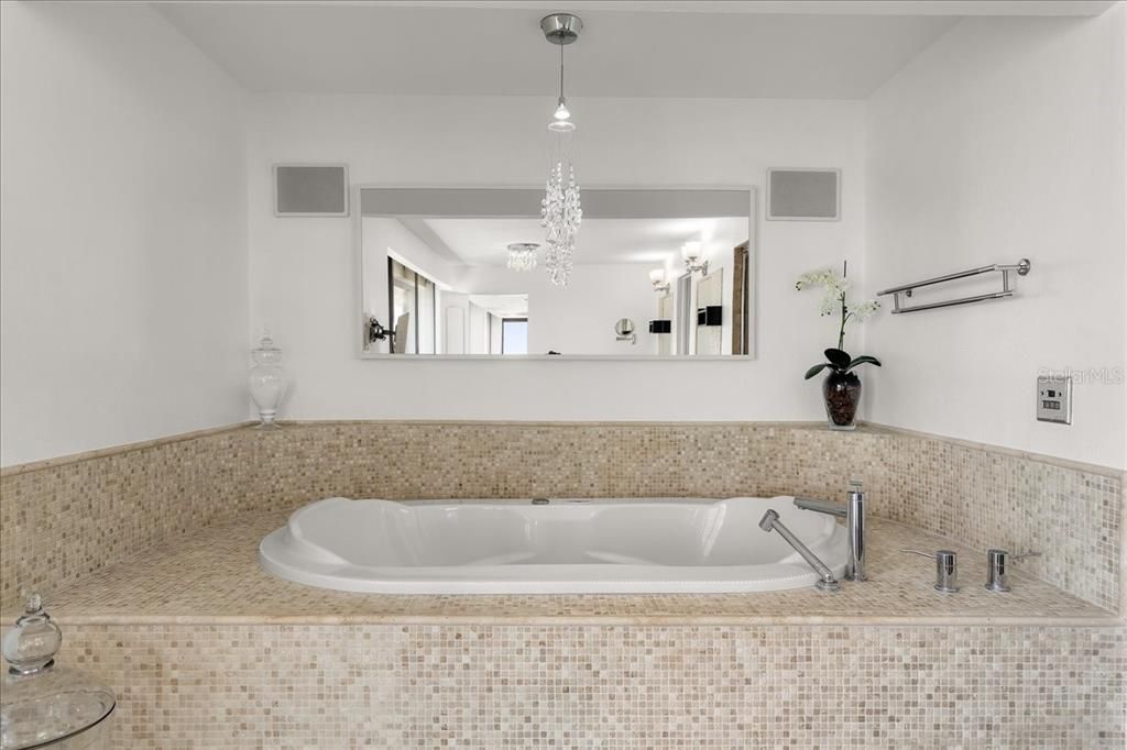 Bathroom, Chandelier, Interior