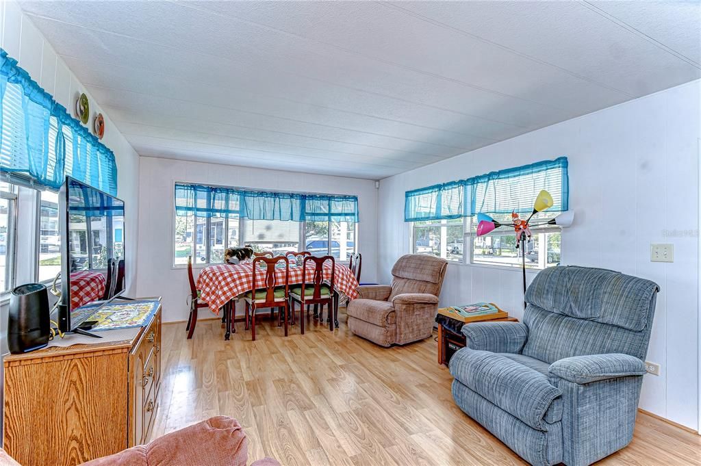 Dining room, Interior, Wood Texture Flooring