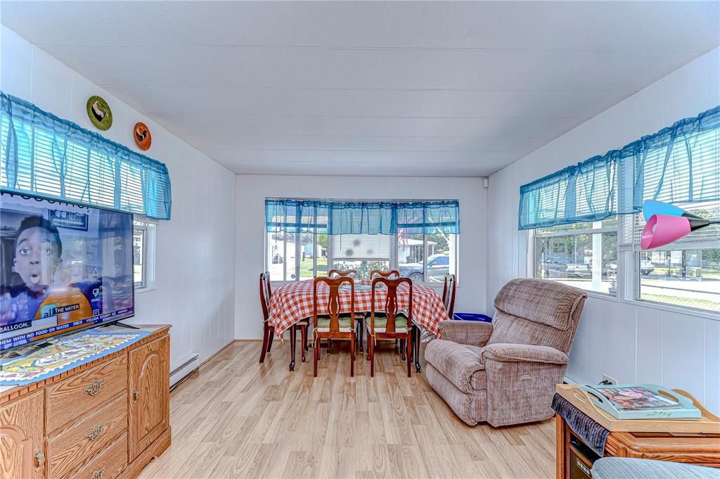 Dining room, Interior, Wood Texture Flooring