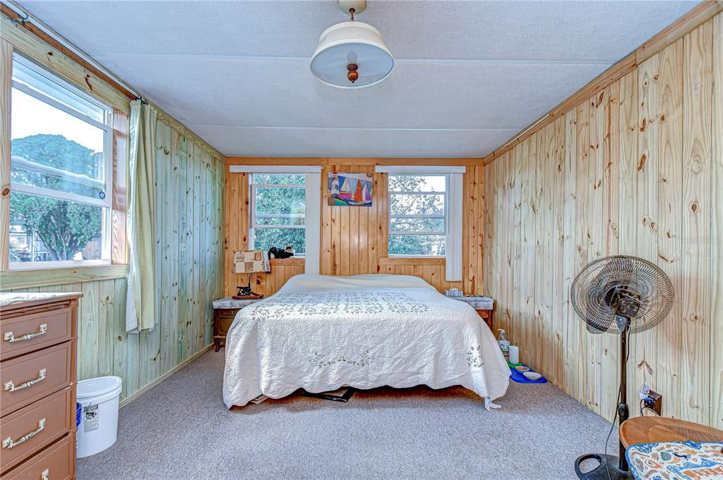 Bedroom, Interior, Wooden Walls
