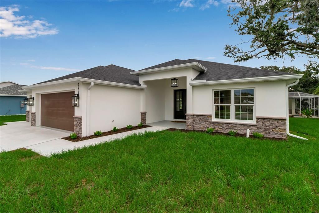 Attached, Backyard, Exterior, Facade, Ranch