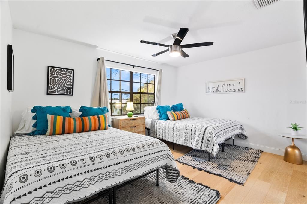 Bedroom, Interior, Wood Texture Flooring