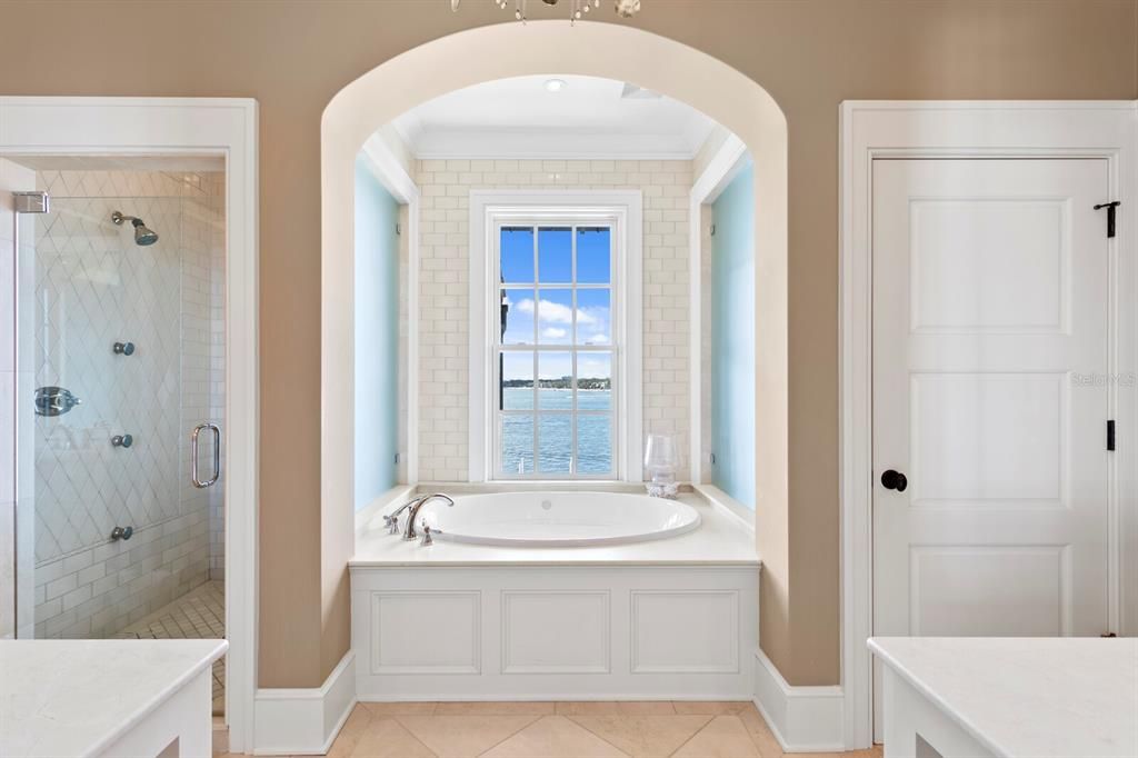 Bathroom, Glass Shower, Interior, Water