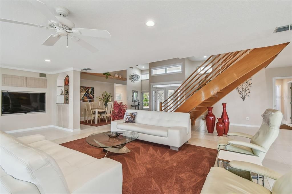 Dining room, Interior, Living room, Recessed Lighting