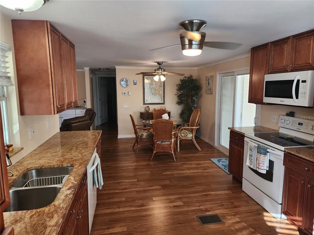Dining room, Interior, Kitchen, Wood Texture Flooring