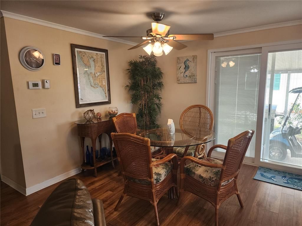 Dining room, Interior, Wood Texture Flooring