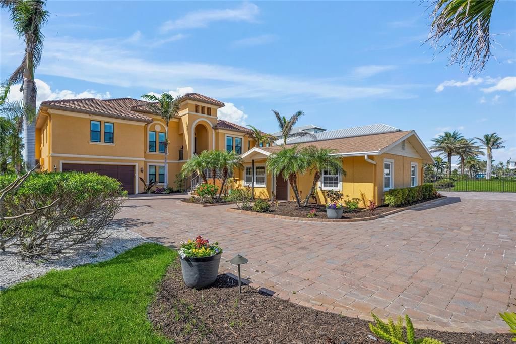 Attached, Backyard, Exterior, Facade, Solar Panels, Mediterranean
