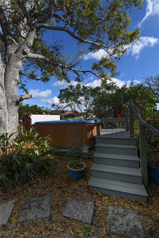 Backyard, Exterior, Hot Tub