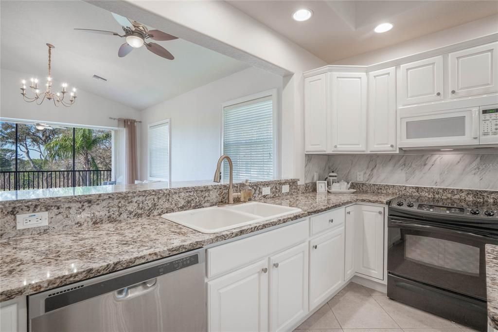 Chandelier, Interior, Kitchen, Recessed Lighting