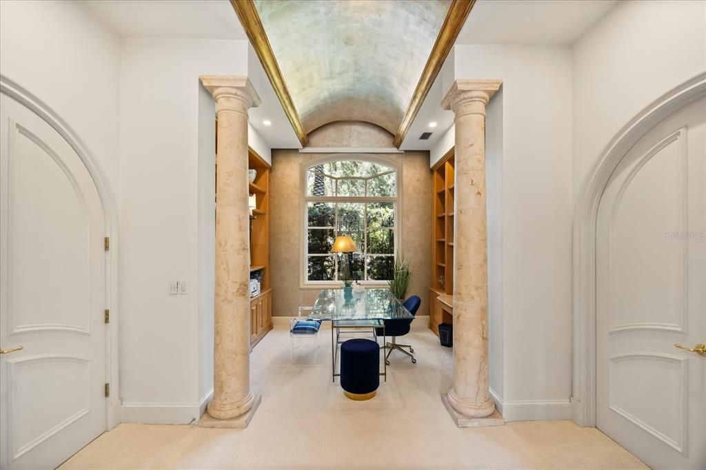 Home Office, Interior, Recessed Lighting