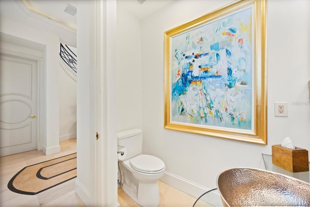 Bathroom, Interior, Wood Texture Flooring