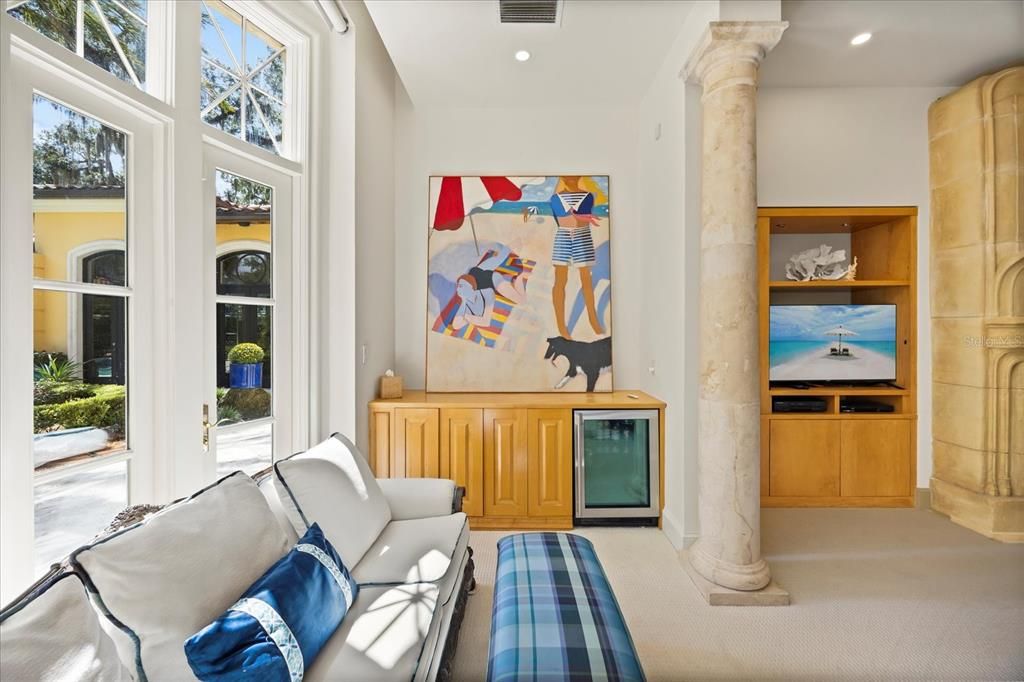 Interior, Living room, Recessed Lighting