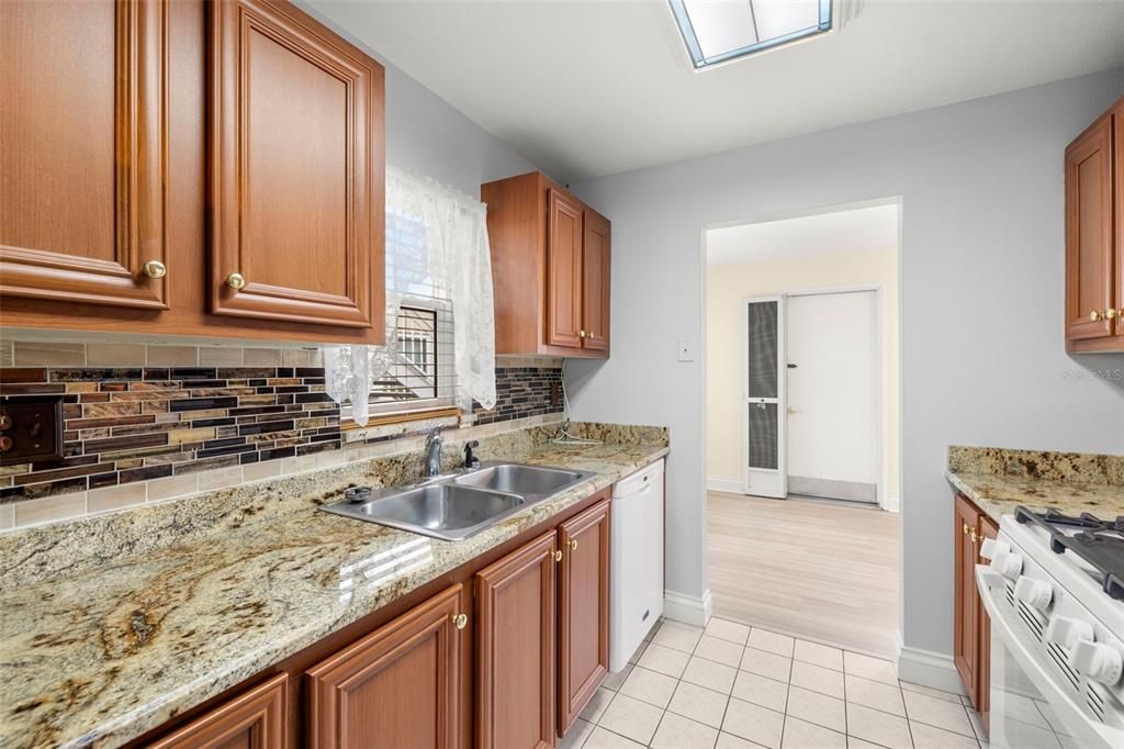 Interior, Kitchen, Wood Texture Flooring