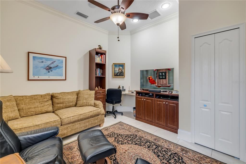 Home Office, Interior, Recessed Lighting