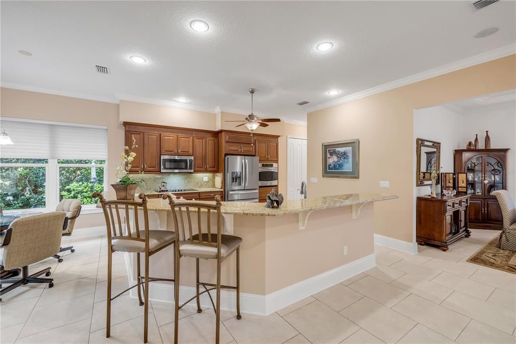 Interior, Kitchen, Recessed Lighting, Stainless Steel Appliances