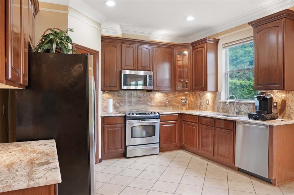 Interior, Kitchen, Recessed Lighting, Stainless Steel Appliances
