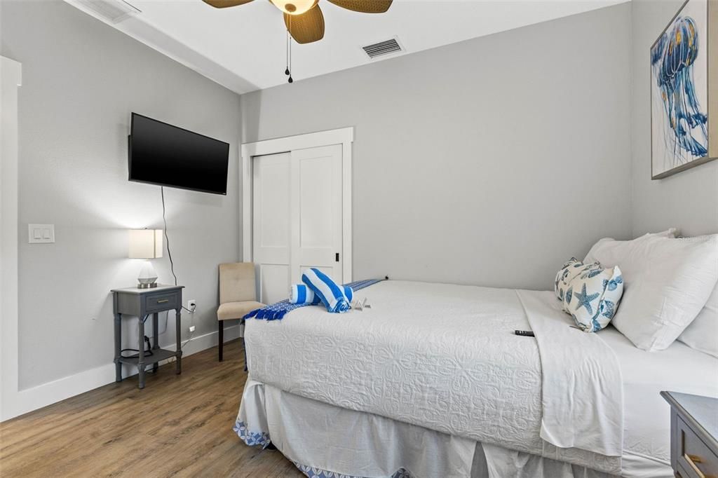 Bedroom, Interior, Wood Texture Flooring
