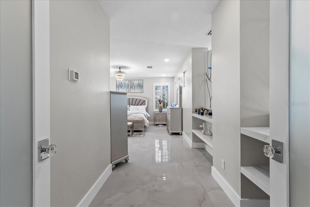 Interior, Marble, Recessed Lighting