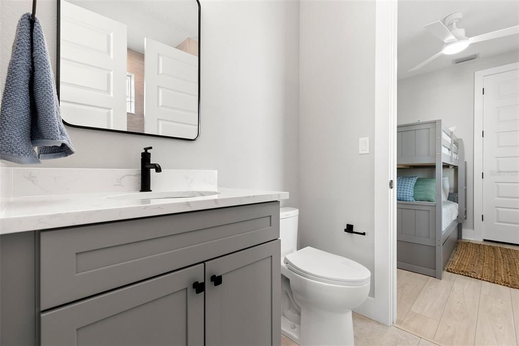 Bathroom, Interior, Wood Texture Flooring