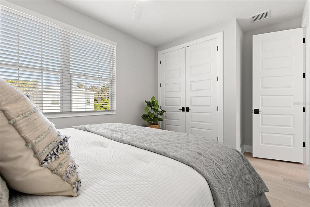 Bedroom, Interior, Wood Texture Flooring