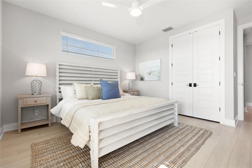 Bedroom, Interior, Wood Texture Flooring