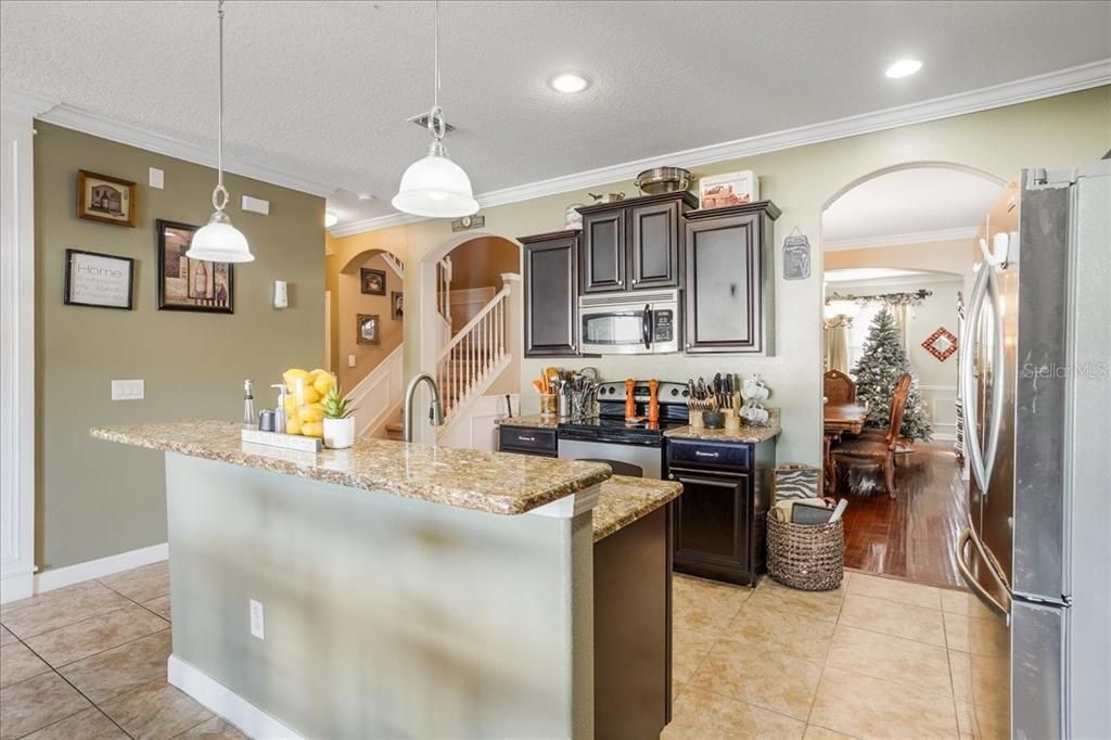 Interior, Kitchen, Pendant Lights, Recessed Lighting