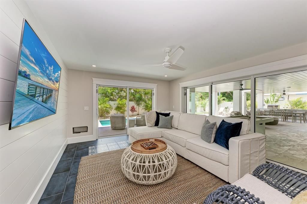 Interior, Living room, Recessed Lighting