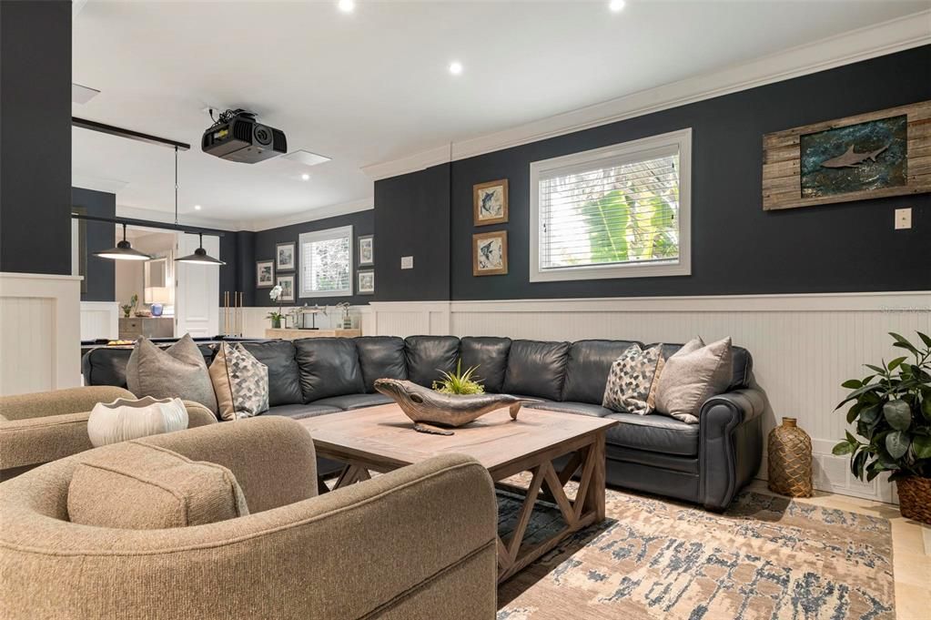 Interior, Living room, Pendant Lights, Recessed Lighting