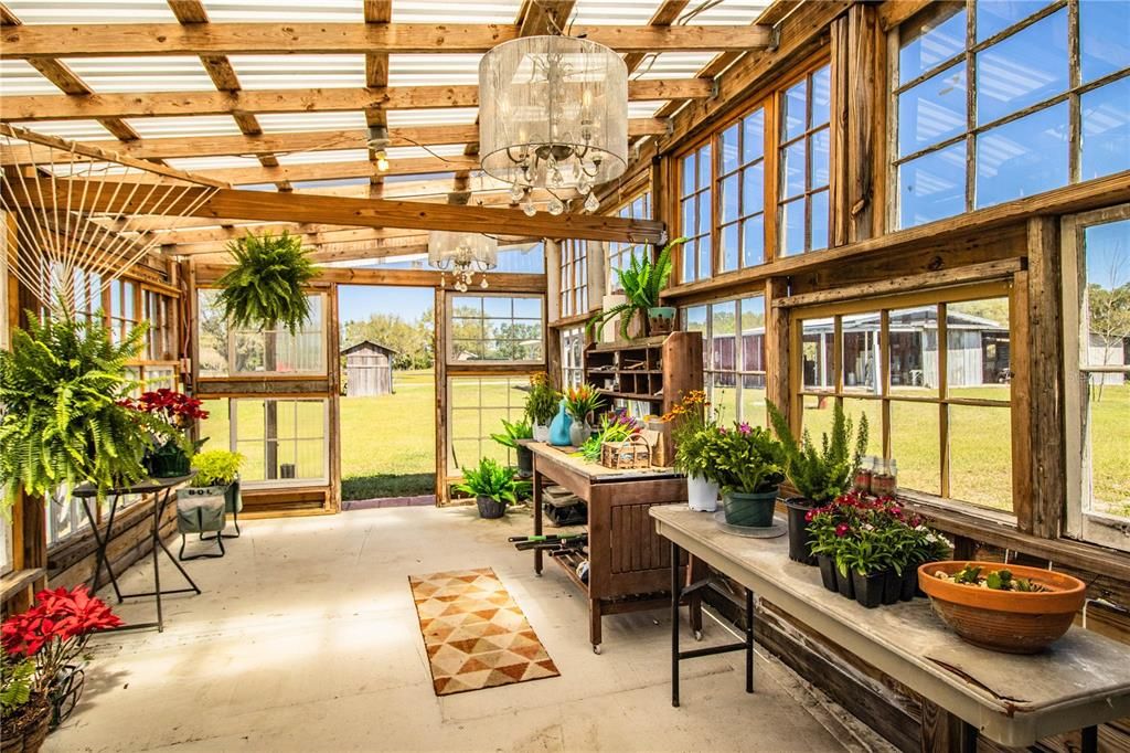 Chandelier, Interior, Pendant Lights, Sun Room, Wooden Beams