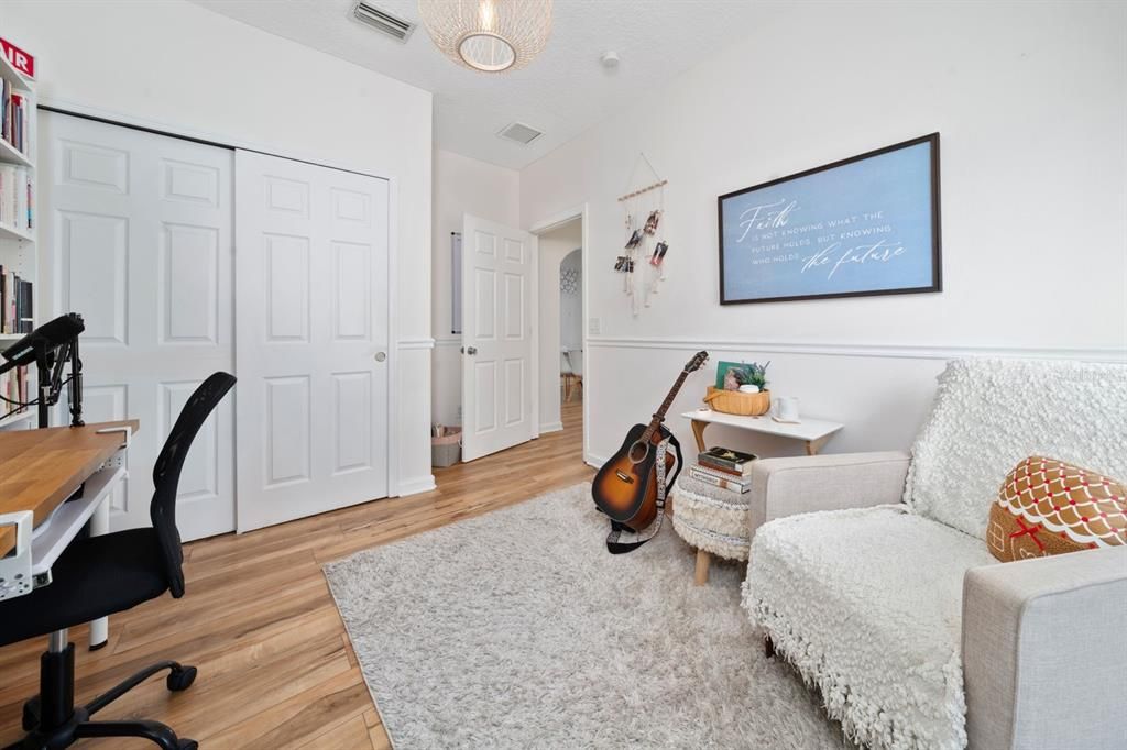 Home Office, Interior, Wood Texture Flooring
