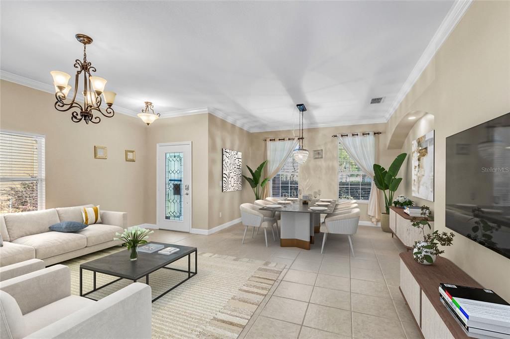 Chandelier, Dining room, Interior, Living room, Pendant Lights