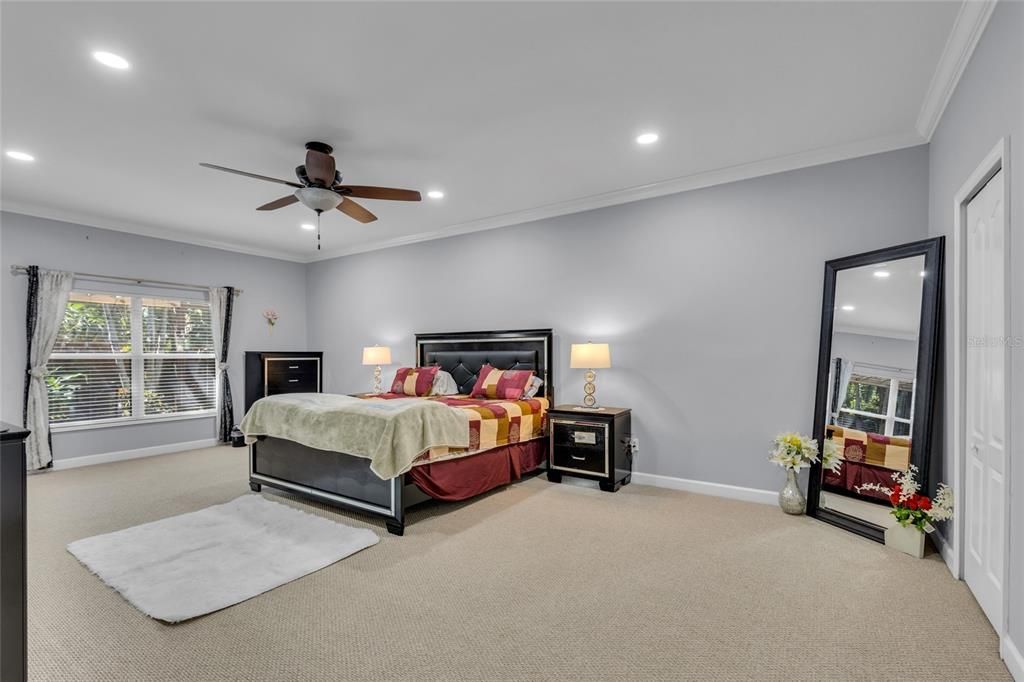 Bedroom, Interior, Recessed Lighting