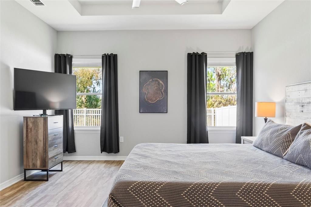 Bedroom, Interior, Wood Texture Flooring