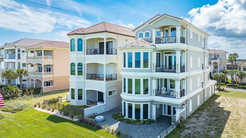 Backyard, Exterior, Facade, Mediterranean