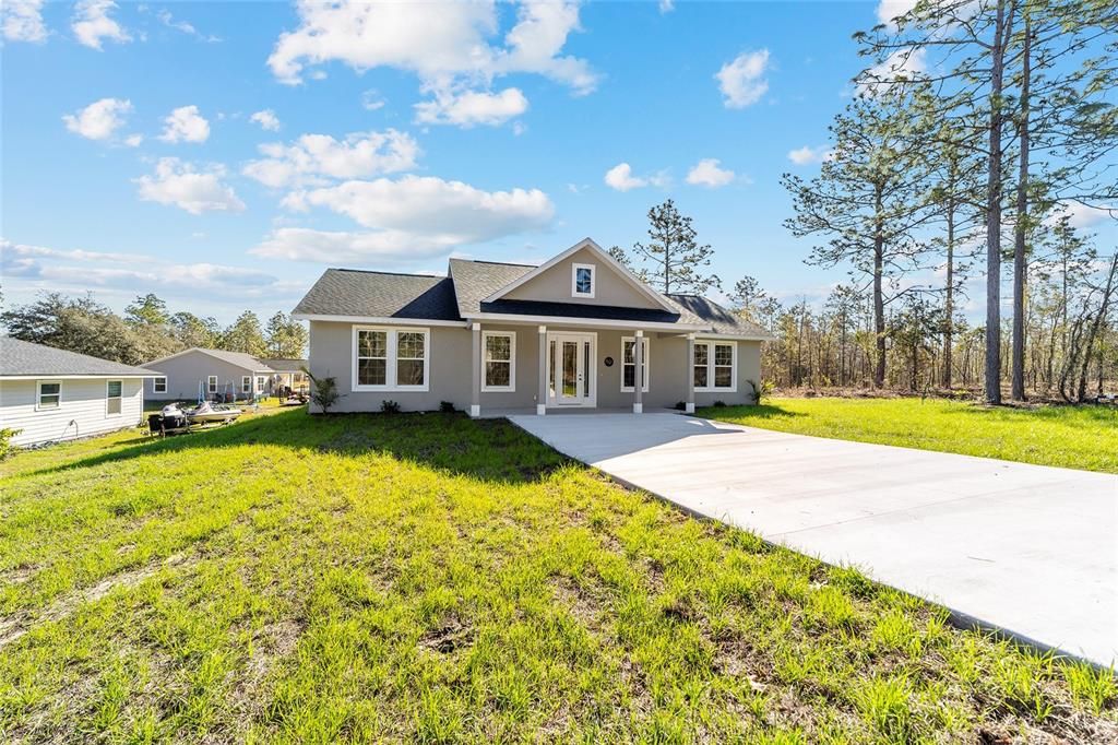 Backyard, Exterior