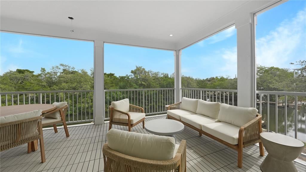 Interior, Living room, Recessed Lighting, Sun Room