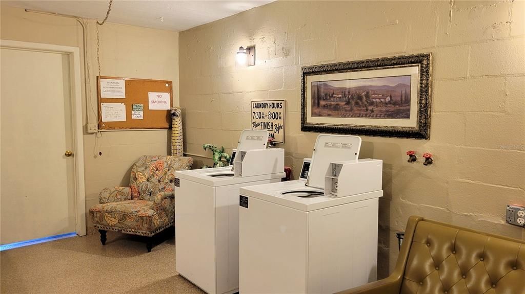 Home Office, Interior, Stone Walls, Washer