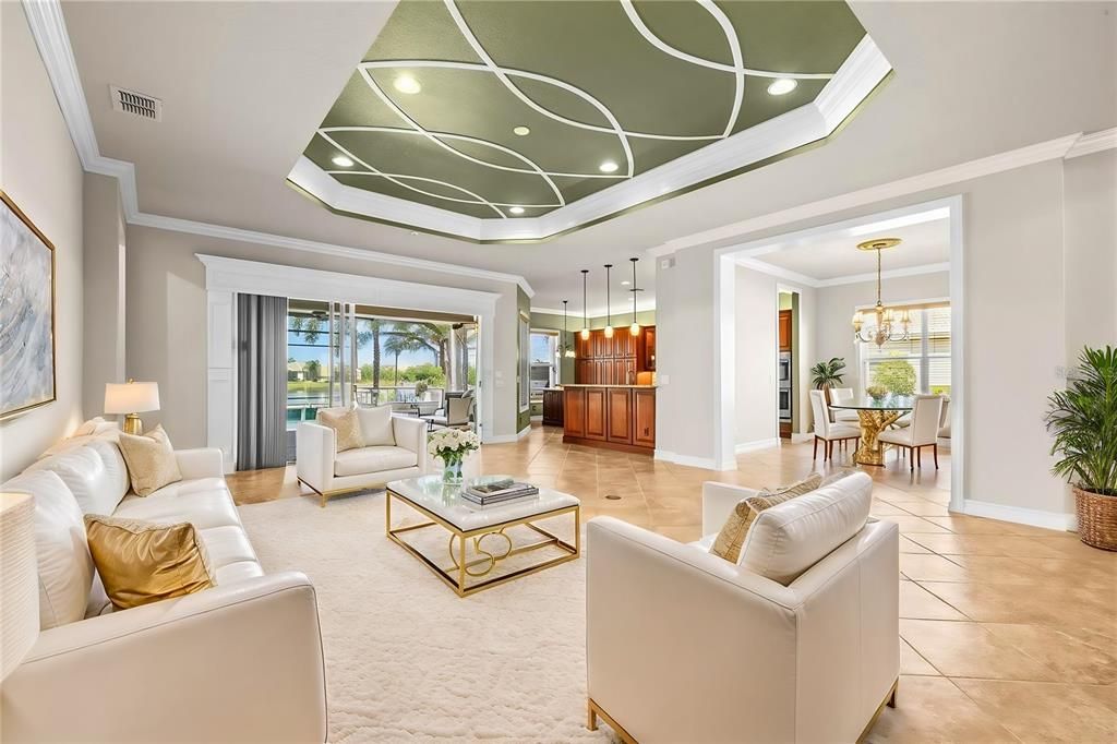 Chandelier, Dining room, Interior, Living room, Pendant Lights, Recessed Lighting