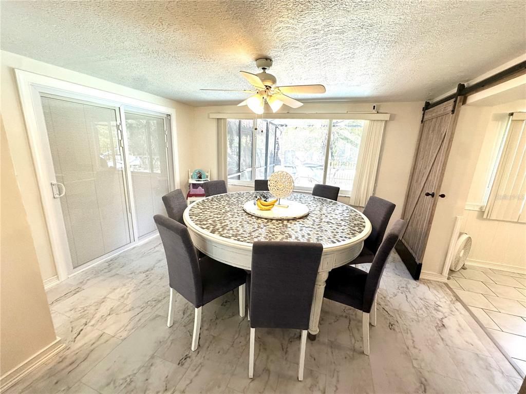 Dining room, Interior, Marble