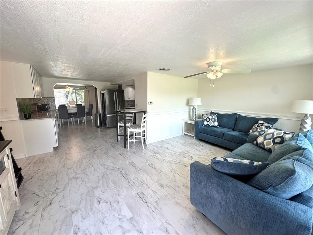 Dining room, Interior, Kitchen, Living room, Marble