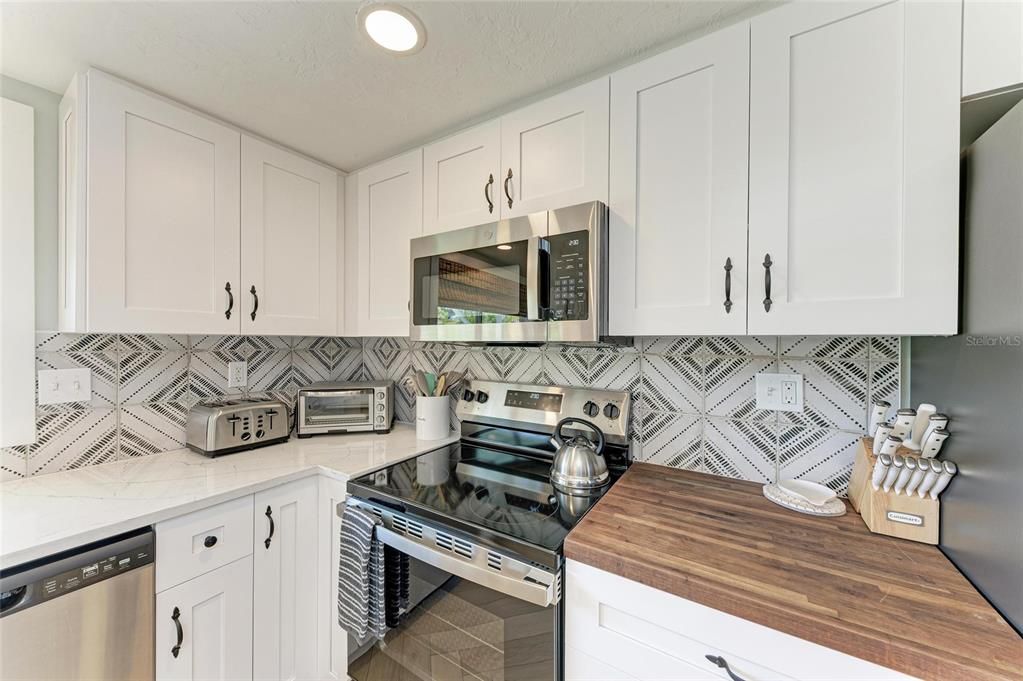 Interior, Kitchen, Recessed Lighting, Stainless Steel Appliances