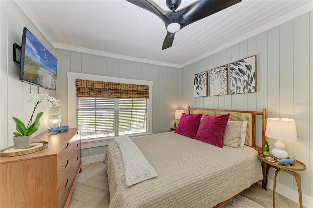 Bedroom, Interior, Wood Texture Flooring